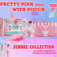 ANNA SUI Sundae Pretty Pink粉紅柚惑 EDT(50ml連Puoch Set) (10月上旬)